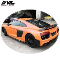 Wholesale Auto Parts Front Bumper Spoiler Front Lip Splitters Suitable For Audi R8 Capristo Carbon Fiber Body Kits